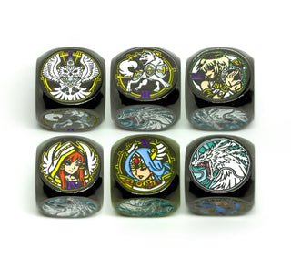 Lightbringer's Judgment Metal Plated Dice (Set of 2)