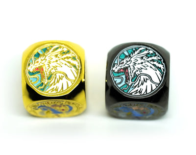 Lightbringer's Judgment Metal Plated Dice (Set of 2)