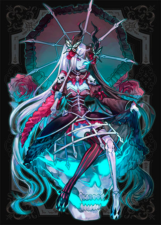 Raising Hell Collection Hela Holographic Sleeves (70ct YGO & MTG Sizes)