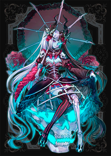Raising Hell Collection Hela Holographic Sleeves (70ct YGO & MTG Sizes)
