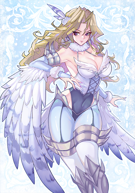 Snow Harpy Val Sleeves (70ct YGO Size)
