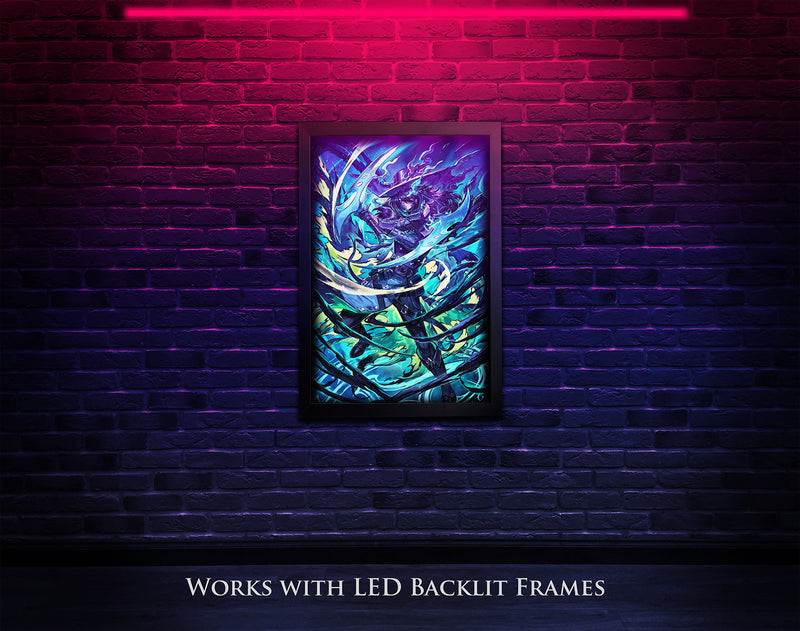 16x24" Plexiglass Wall Art - Raising Hell Ankou