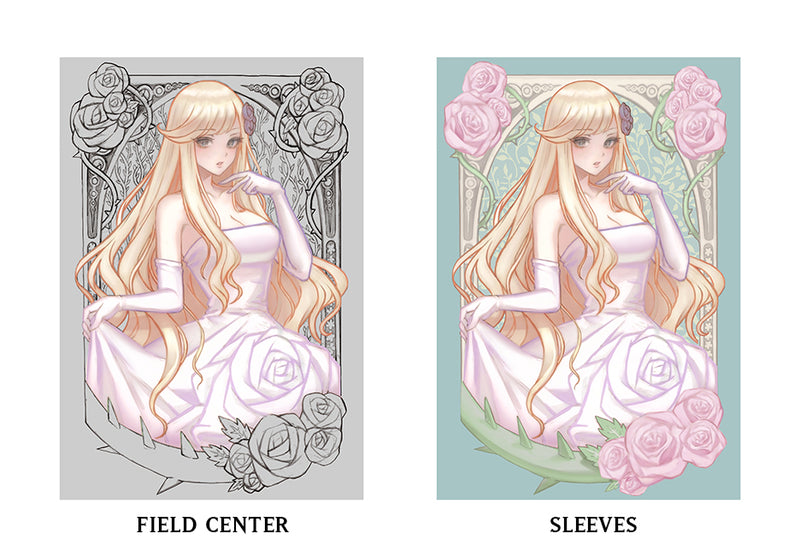 Limited White Rose Maiden Metal Field Center + Sleeves